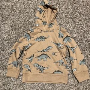 Garanimals boys 3t dinosaur tan and blue hoodie